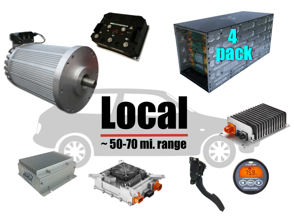 EV Conversion Kit for Local Vehicles, 21.2 kWh, 76-100V SYSTEM – ampREVOLT